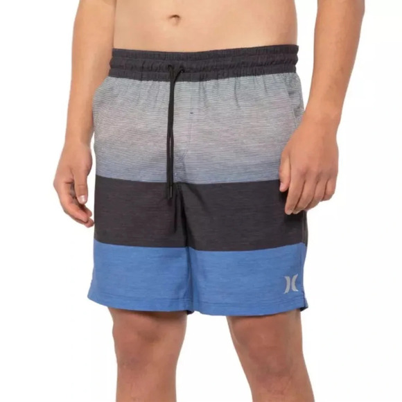 HURLEY Striped Volley Shorts - Picture 1 of 6